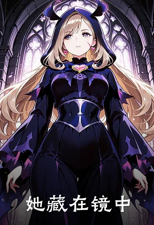 她藏在镜中