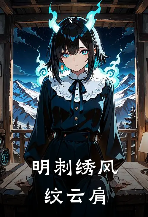 明刺绣风纹云肩