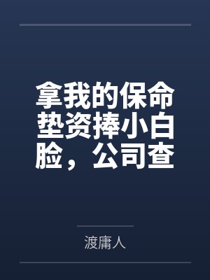 拿我的保命垫资捧小白脸,公司查封你哭什么?