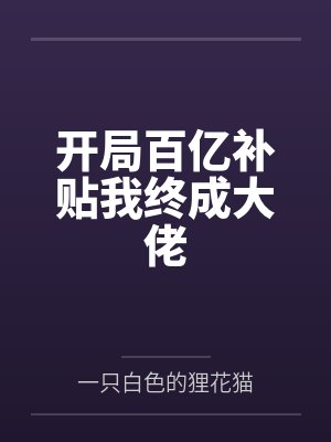 开局百亿补贴我终成大佬