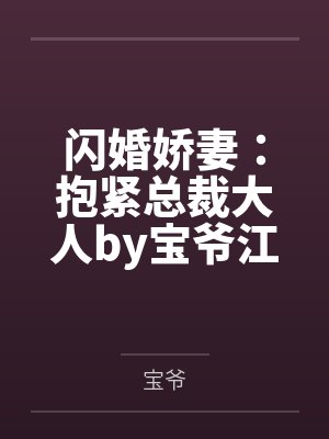 闪婚娇妻:抱紧总裁大人by宝爷江小妍