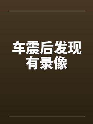 车震后发现有录像